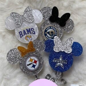 Cartoon character badge reels